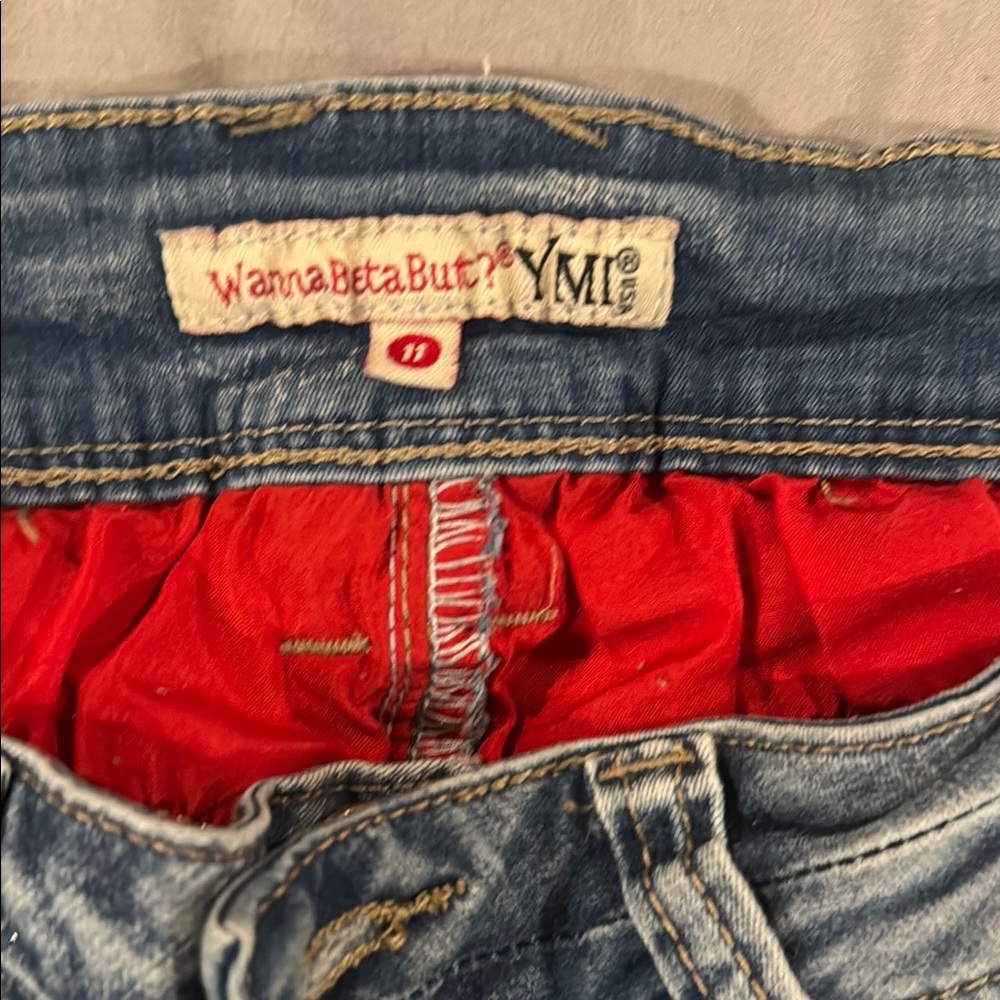 Distressed Blue Jeans - Picture 2 of 2